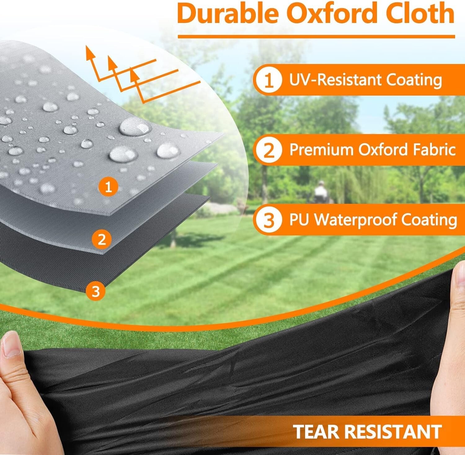 Heavy Duty Waterproof Tractor Cover for Compact Utility Tractors - Universal Fit