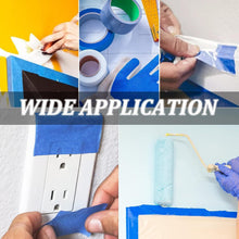 Load image into Gallery viewer, Versatile 20 Roll Blue Masking Tape - Ideal for Arts, Crafts, and Wall Painting