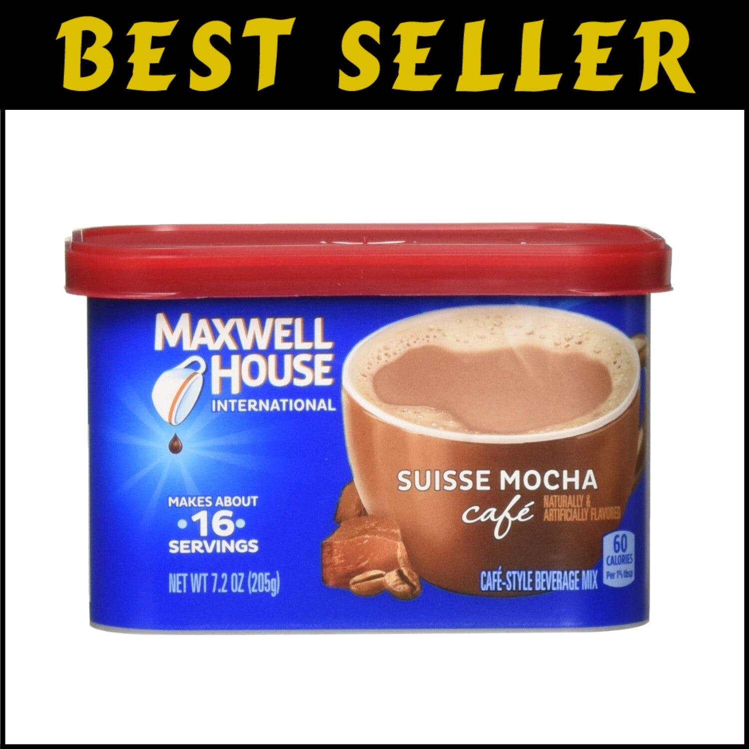 Rich & Creamy International Cafe Suisse Mocha 7.2 oz - 8 Pack for Every Occasion