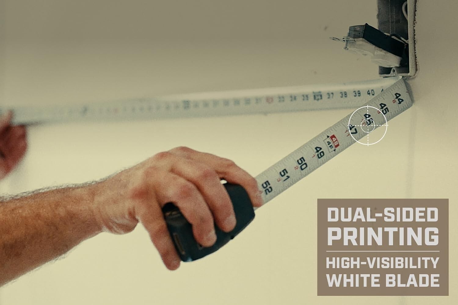 Elite 25-Foot Tape Measure - Dual-Sided Blade & Military-Grade Durability 2-Pack