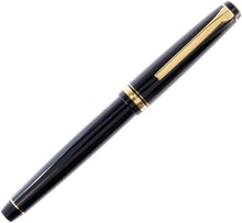 Load image into Gallery viewer, Namiki Falcon Fountain Pen - Elegant Black Barrel with Gold Accents, Medium Nib