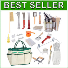 Load image into Gallery viewer, Durable 22-Piece Beekeeping Tools Set with Tote - Essential for Every Beekeeper