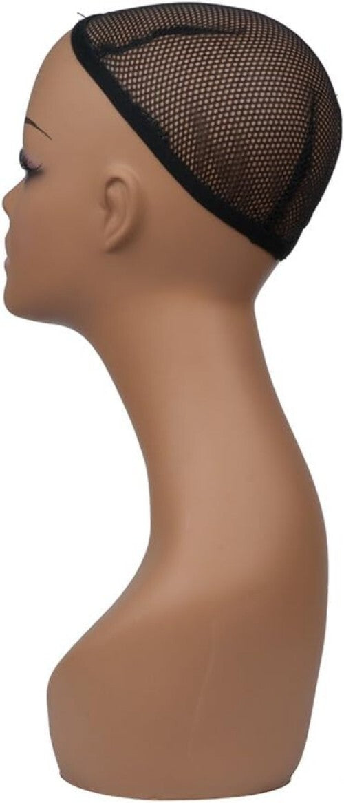Gift-Ready 4 Pcs Mannequin Head Set - Perfect for Wig & Facial Accessory Display
