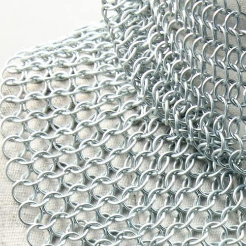 Durable 4-Pound Chainmail Coif Armor - Medieval Neck Protection in 18.75 Inches