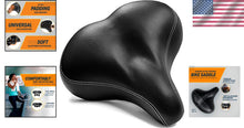 Load image into Gallery viewer, Universal Extra Wide Bicycle Seat - Memory Foam &amp; Durable Faux Leather Covering