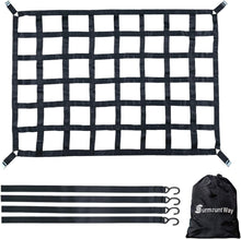 Load image into Gallery viewer, Versatile 42" x 50" Cargo Net for Trucks &amp; Trailers - Heavy Duty Secure System