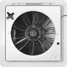 Load image into Gallery viewer, Smart RV Roof Vent Fan - Smoke-Colored with Transparent Blades for Brightness