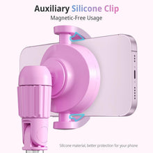 Load image into Gallery viewer, Compact Pink 62'' Phone Tripod with Remote – Perfect for Travel Photography