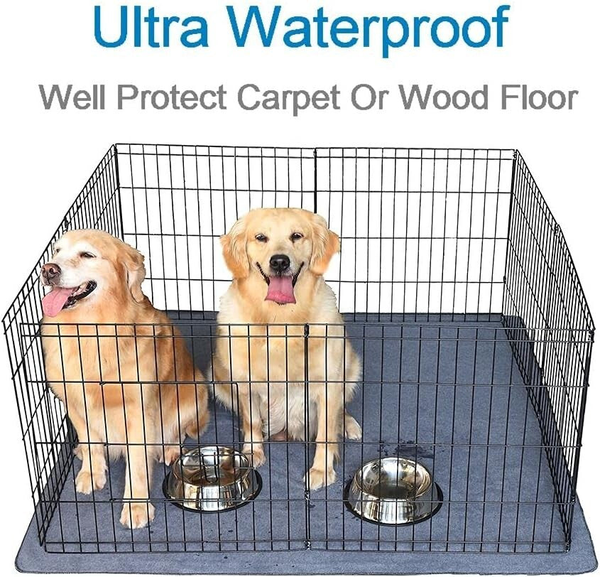 Eco-Friendly 54"x54" Multi-Use Pet Pad Set - Waterproof, Non-Slip, and Reusable