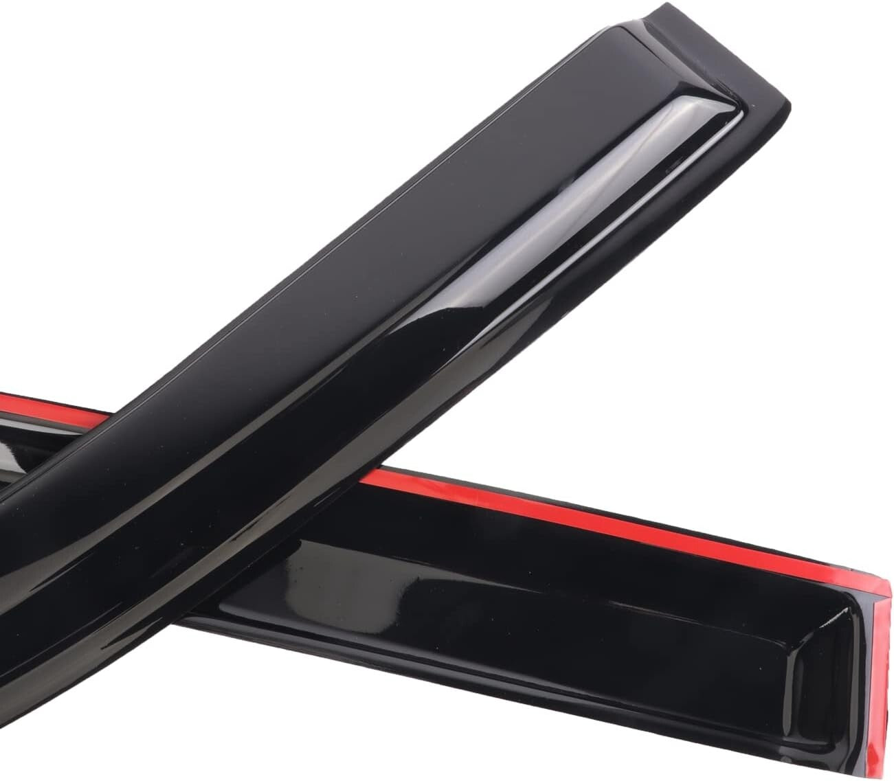 Black Acrylic Window Visors for 2009-2014 Dodge Ram 1500/2500/3500 - Set of 4