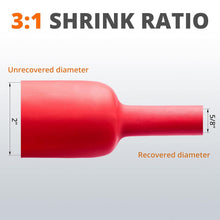 Load image into Gallery viewer, Professional Grade 2" Heat Shrink Tube - 50ft Dual Wall for Superior Protection