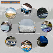 Load image into Gallery viewer, 6 Layers All-Weather SUV Car Cover with Reflective Strips for Night Safety