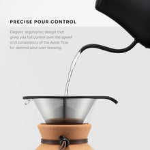 Load image into Gallery viewer, 27oz Electric Gooseneck Kettle in Matte Black for Precision Pour Over Brewing