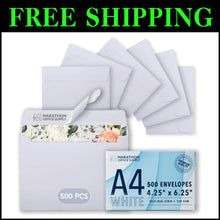 Load image into Gallery viewer, 500 Count A4 Self-Seal Invitation Envelopes - Perfect for Weddings &amp; Events