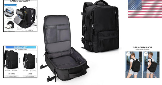 Professional Large Backpack for Business & Travel - Quick Access Design