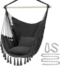 Load image into Gallery viewer, Stylish Portable Hammock Chair with Cushions - Ideal for Relaxation &amp; Reading