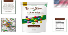 Load image into Gallery viewer, Delicious Sugar Free Chocolate Candy Gems - Resealable 7.5 oz Bags, Set of 5