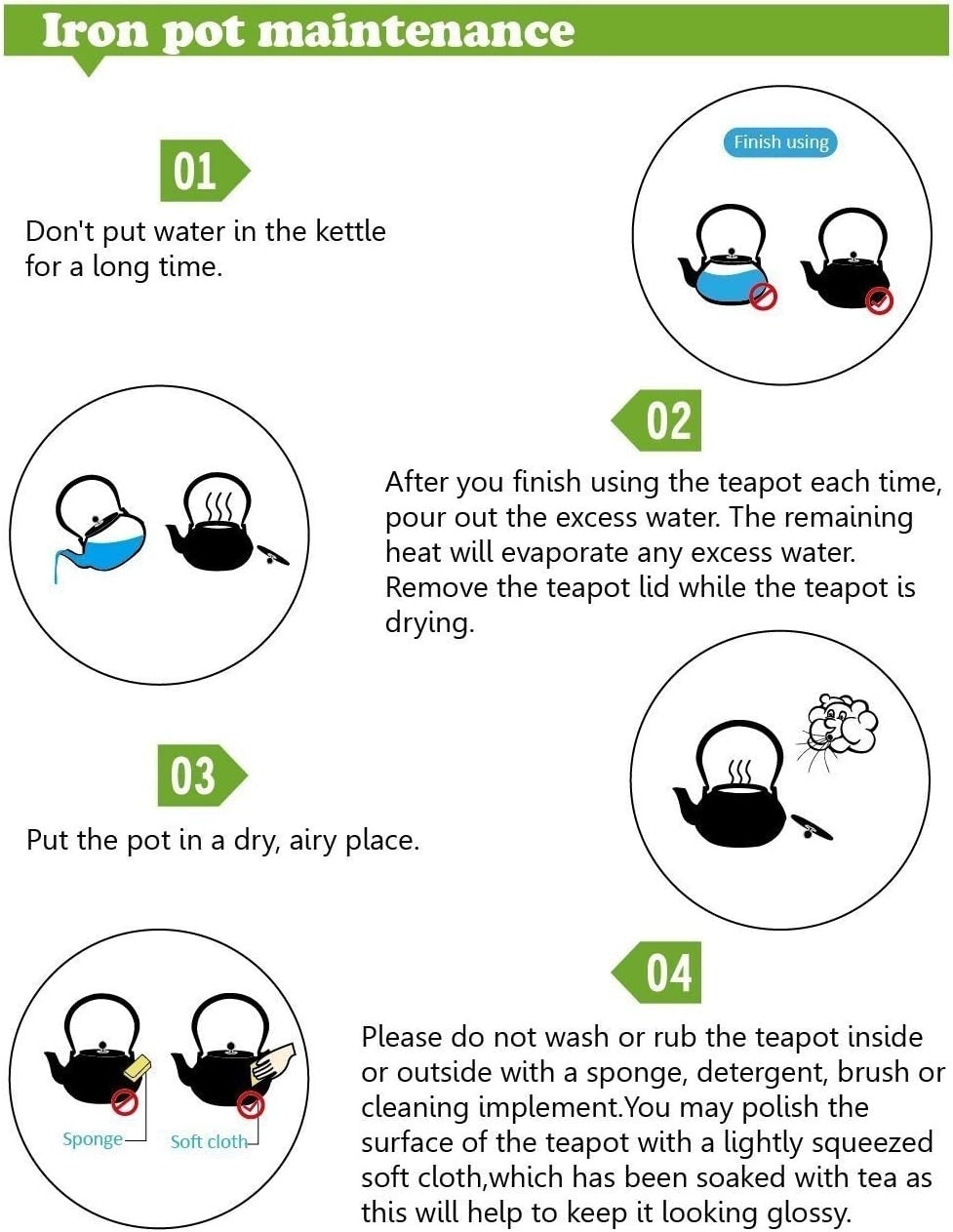 Handcrafted 1200ml Cast Iron Teapot with Enamel Interior for Flawless Brewing