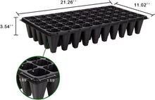 Load image into Gallery viewer, RooTrimmer 50 Cell Plastic Seedling Nursery Trays, 10-Pack for Robust Growth