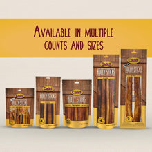Load image into Gallery viewer, Long-Lasting 12 Oz Beef Pizzle Bully Sticks – Ideal for Aggressive Chewers