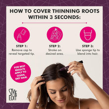 Load image into Gallery viewer, Travel-Sized Dark Brown Root Touch Up Stick - Instant Gray Coverage on the Go