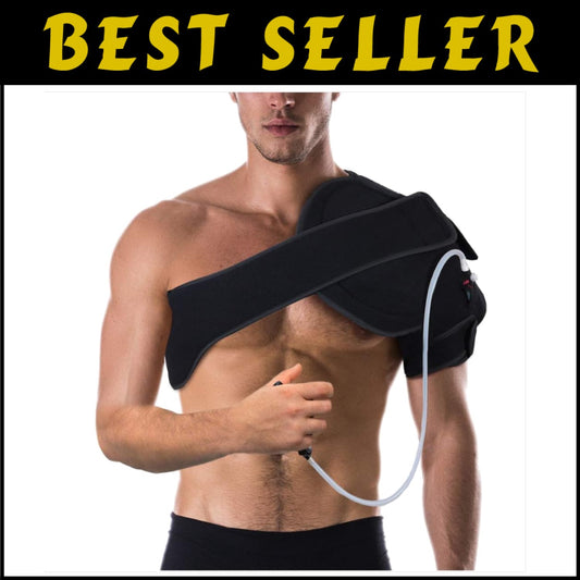 Universal Hot or Cold Therapy Shoulder Brace - Ideal for Rotator Cuff Recovery