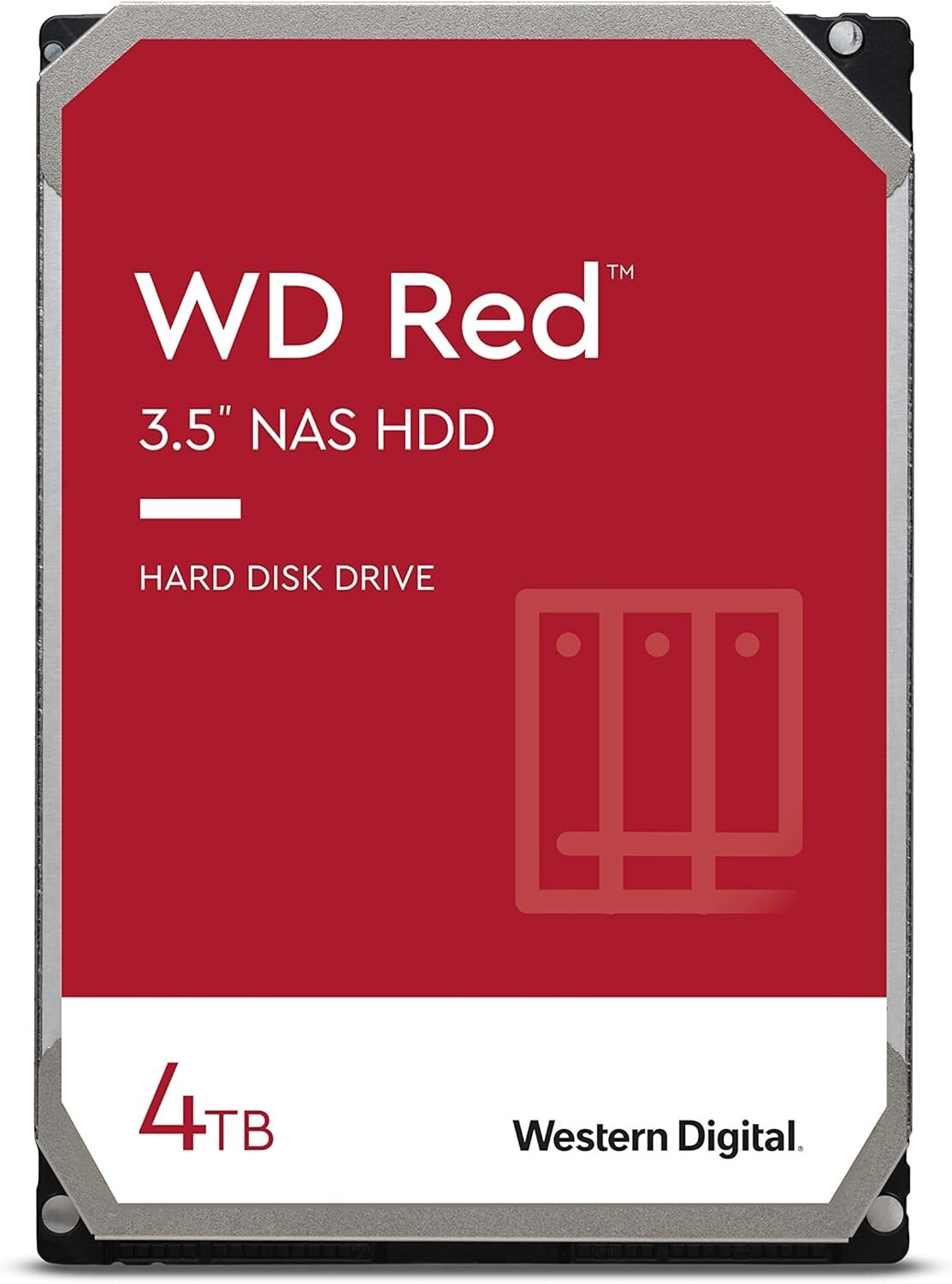 4TB WD Red HDD with 5400 RPM and SATA 6 Gb/s for Reliable NAS Storage
