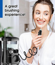 Load image into Gallery viewer, 2-in-1 Electric Toothbrush &amp; Water Flosser Combo - 600ML with 10 Pressure Modes