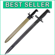 Load image into Gallery viewer, M1 Garand WWII Bayonet Knife with Scabbard - Ambidextrous Handle Design