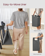Load image into Gallery viewer, Elegant Laundry Sorter with Removable Bags and Sturdy Metal Frame - 24.2 Gallon