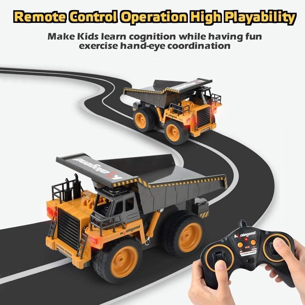 4WD Remote Control Dump Truck with Realistic Design – Perfect Gift for Kids