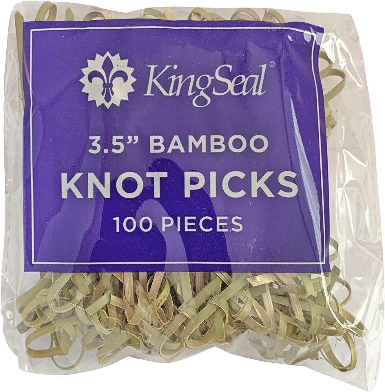 Bulk Pack of 1000 Bamboo Flower Knot Picks - Perfect for Appetizers & Cocktails