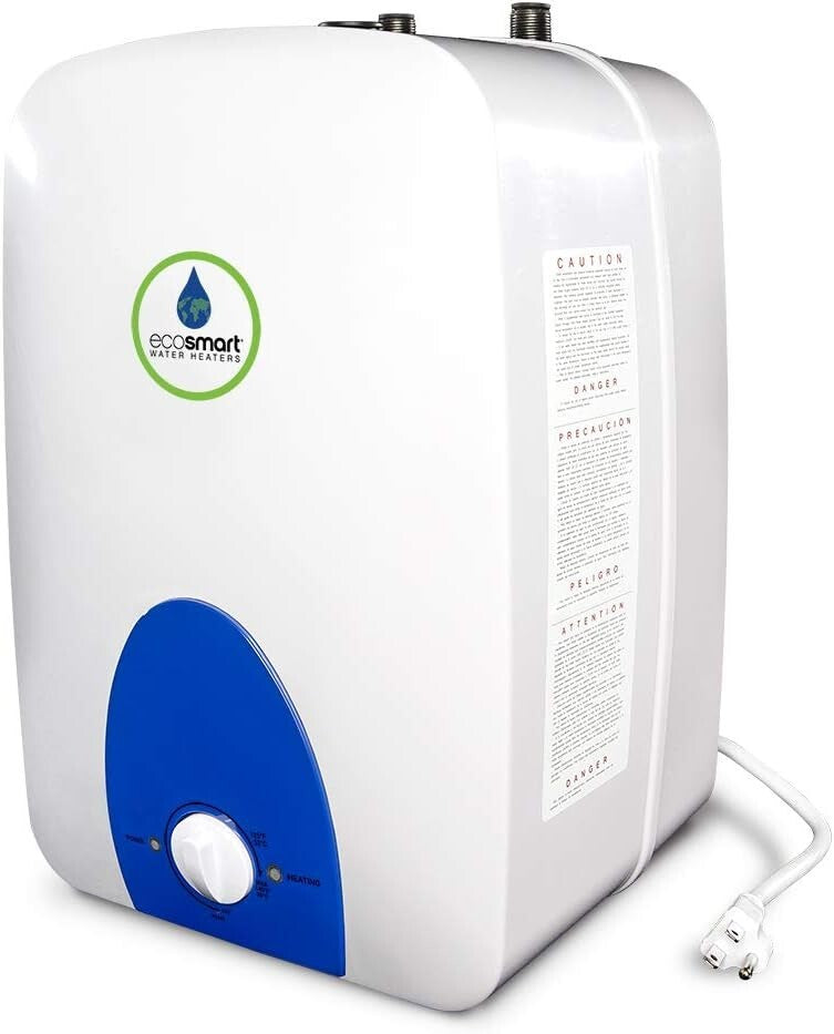 Effortless Hot Water: ECO 6 Electric Mini Tank Heater, 6 Gal - Wall-Mounted