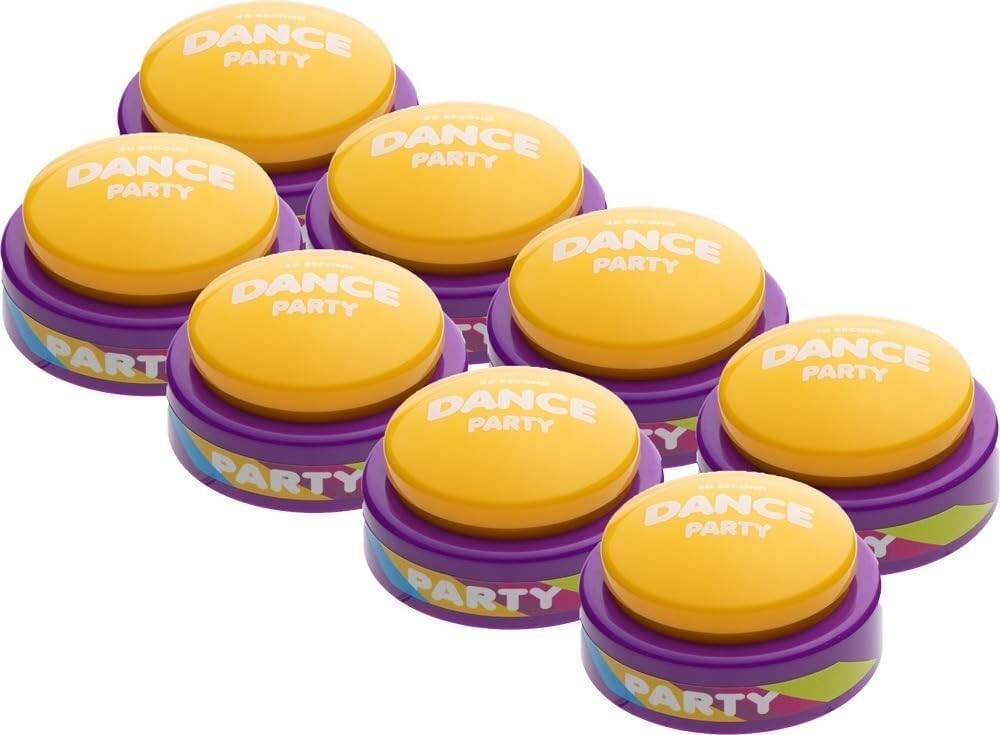Portable 5-Song Button for Instant Fun - Ideal for Birthdays & Classroom Use