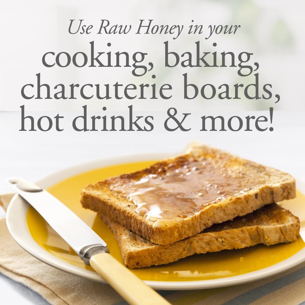 6.6 lbs of Pure, Unpasteurized Canadian Raw Honey - Perfect for Gourmet Cooking