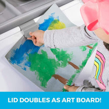 Load image into Gallery viewer, 2-in-1 Kids Toy Storage Box &amp; Art Easel - Innovative Organizer for Creative Play