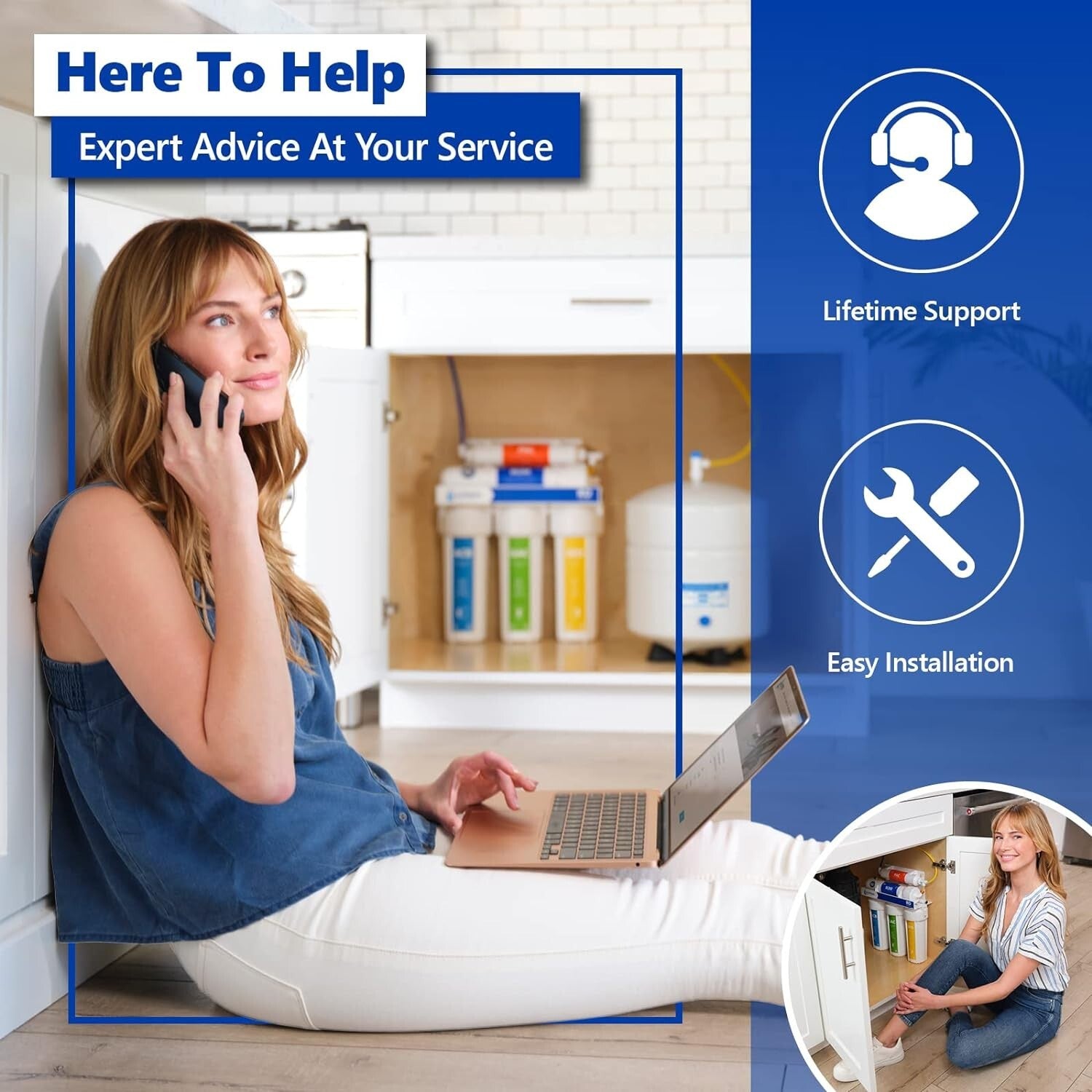 10 Inch 5 Micron Water Filter Replacements - Remove Contaminants & Improve Taste