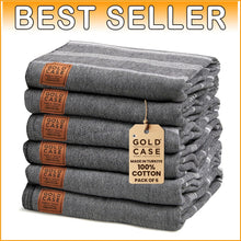 Load image into Gallery viewer, Lightweight Discover of Comfort - 6 Quick-Dry Turkish Beach Towels 70 x 38''