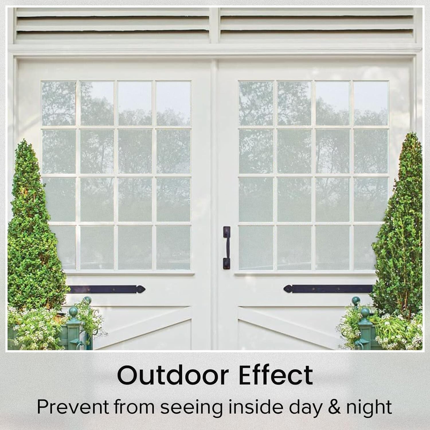 Static Cling Matte White Window Film - 99% UV Protection & Easy Application