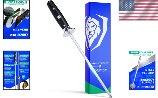 NSF Certified 10-Inch G10 Knife Sharpener - Professional Gladiator Series Tool