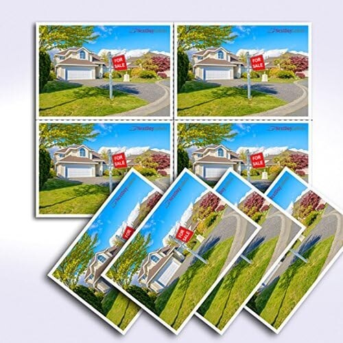 250 Sheets Extra Heavy 4 Per Page Laser & Inkjet Postcards - 1000 Cards