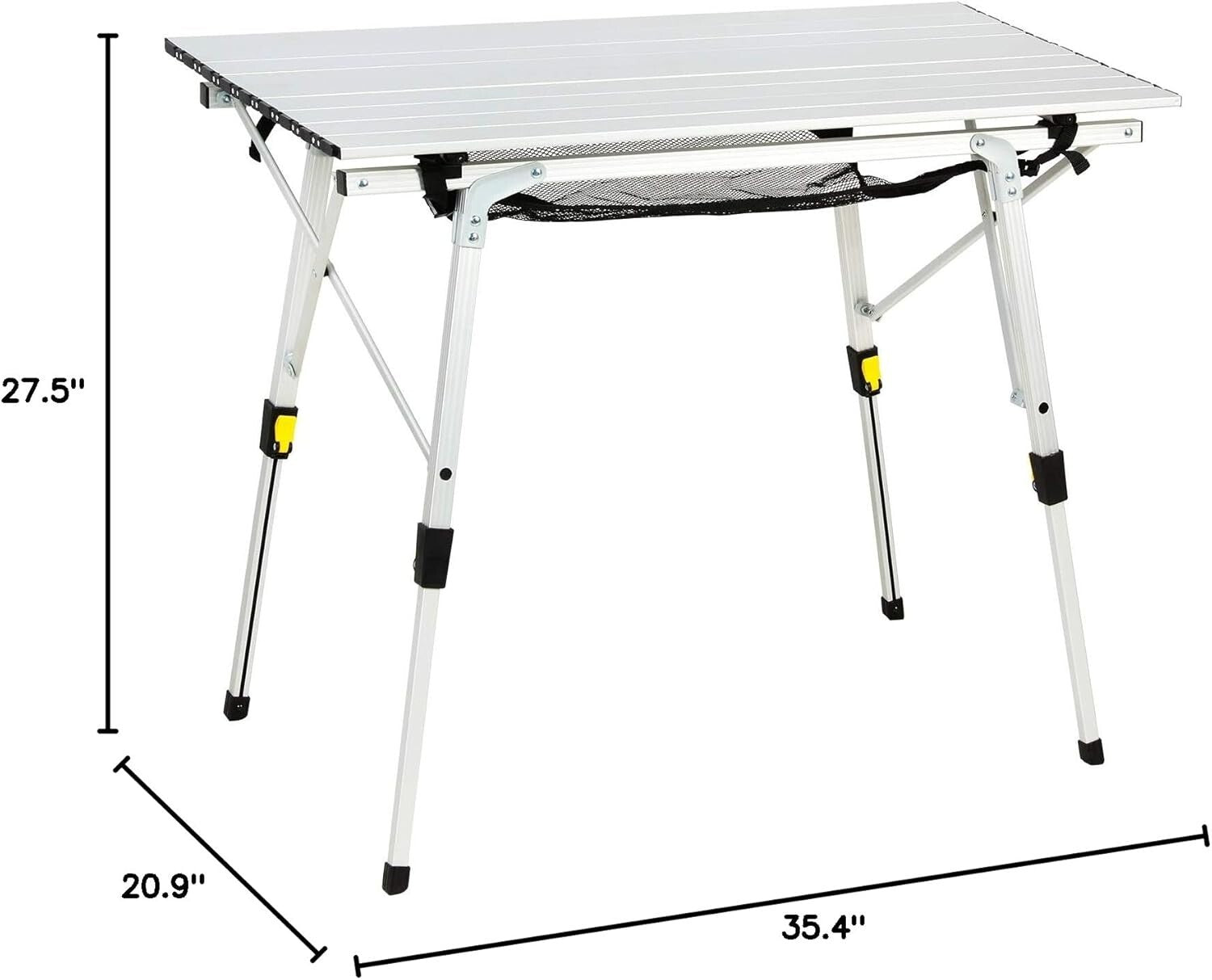 Versatile Aluminum Folding Table for Camping with Quick Setup - 132 lbs Capacity