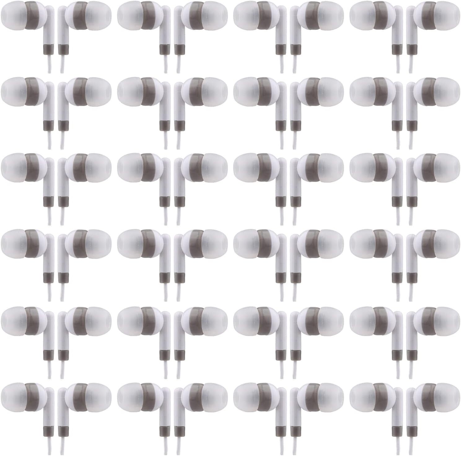 Affordable 100 Pack Earbuds with Rounded Tips - Perfect for Promotions & Gifting