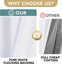 Load image into Gallery viewer, Versatile 100% Blackout Curtains for Bedrooms &amp; Living Rooms - 2 Panels 96"