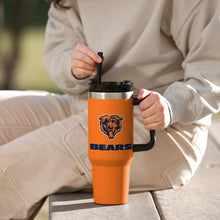 Load image into Gallery viewer, Leakproof 40oz Chicago Bears Tumbler with Side Handle - Insulated Mug