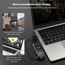 Load image into Gallery viewer, Compact Portable Body Worn Camera 128GB with Audio &amp; Night Vision Functionality