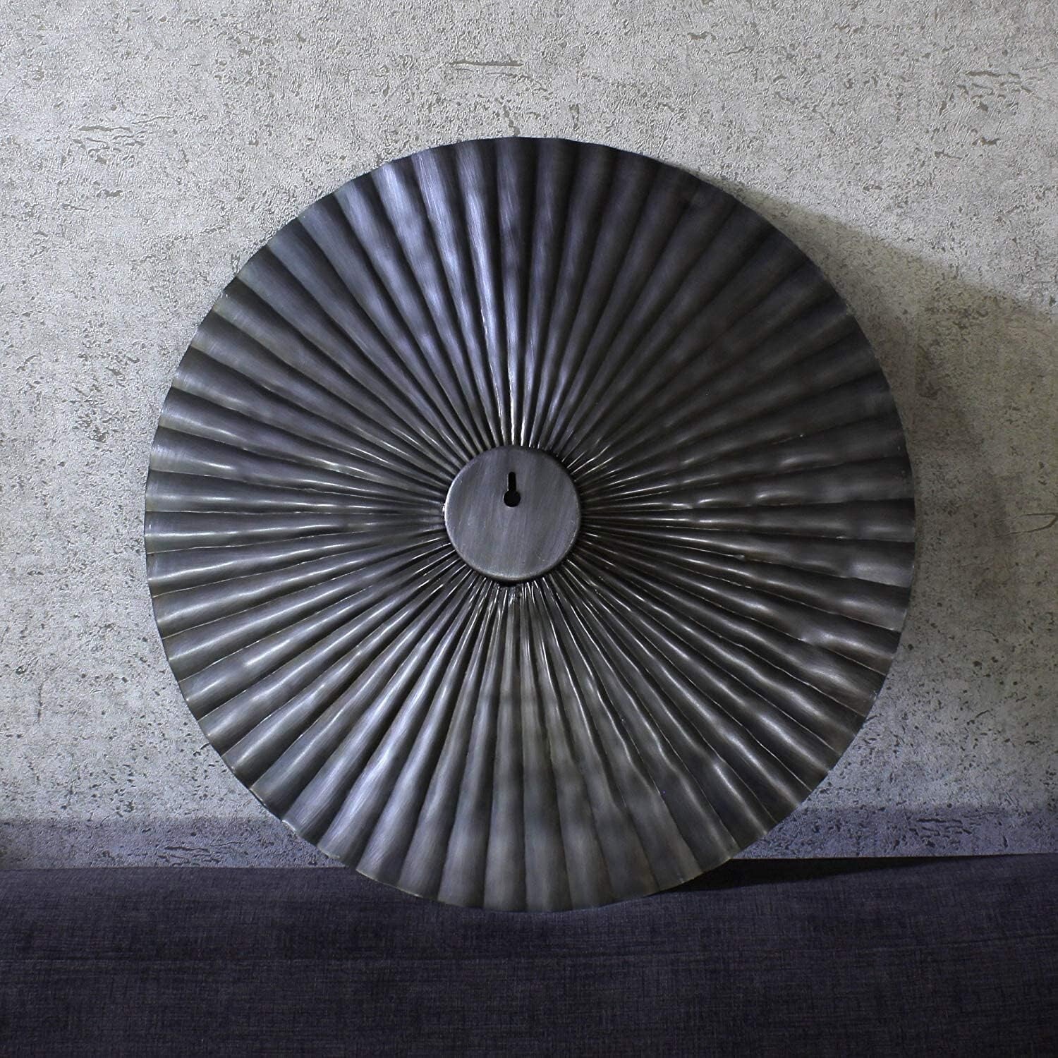 Sunburst Wall Hanging Art in Antique Zinc - Ideal Gift and Home Decoration