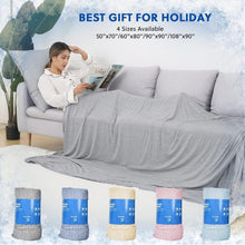 Load image into Gallery viewer, Ultra-Soft Cooling Blanket for Camping &amp; Travel - Easy Care &amp; Lightweight