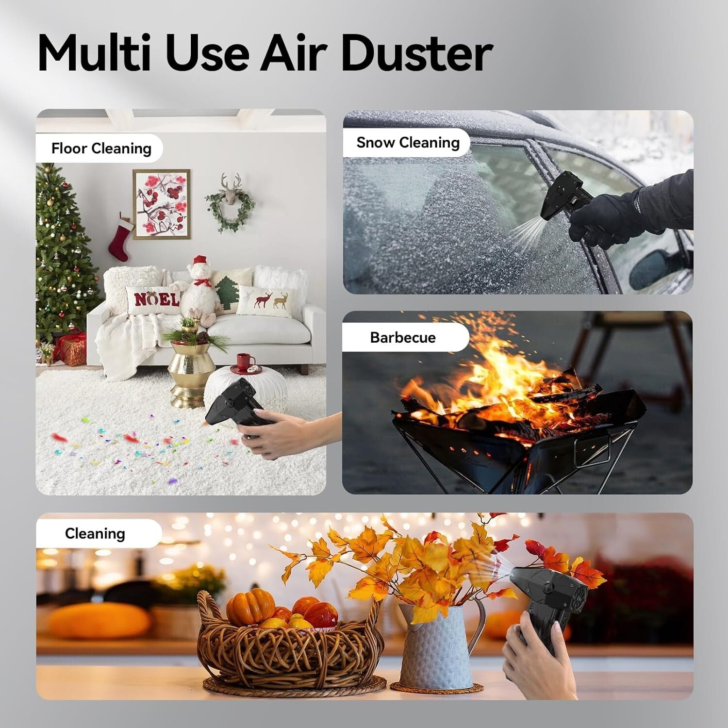 Compact 350,000RPM Air Duster - Rechargeable Jet Blower for Electronics Cleaning