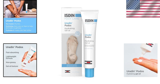 Fast Absorbing Foot Care Cream with Lactic Acid for Dry, Cracked Skin - 75ml